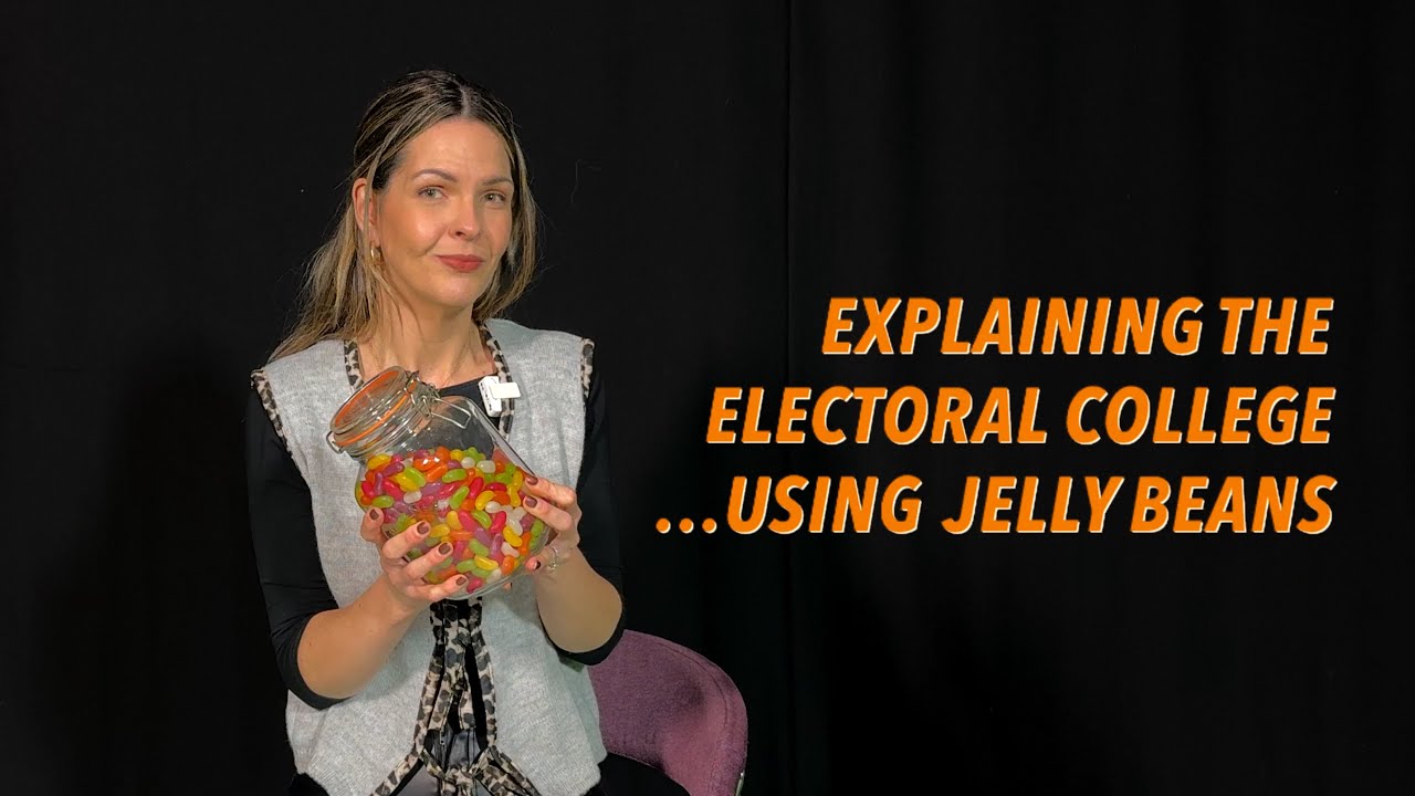 Explaining the electoral college using jelly beans