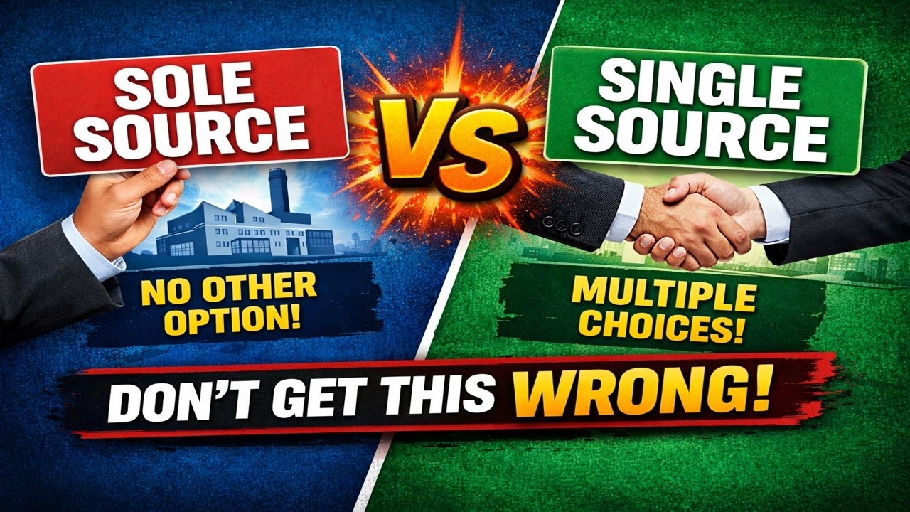 Sole Source vs Single Source in Procurement &mdash; Critical Differences Every Buyer Must Know