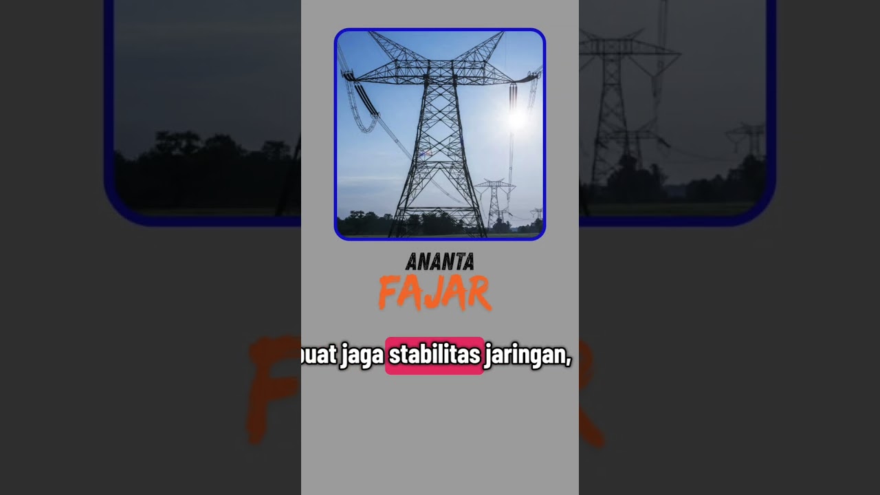 Saluran udaran tegangan Tinggi Arus Searah (SUTTAS) #belajarlistrik #listrik #electrical 