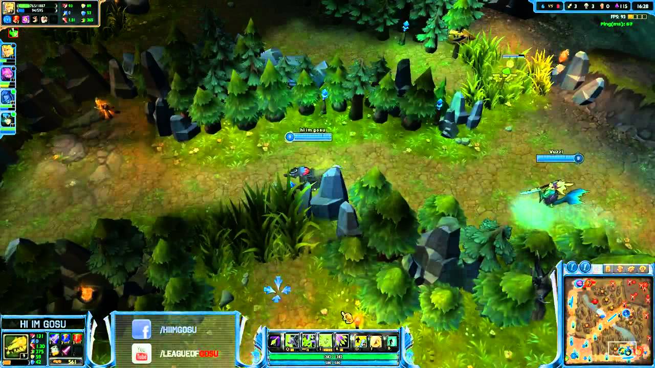 hi im gosu - Twitch Full Game Diamond 1