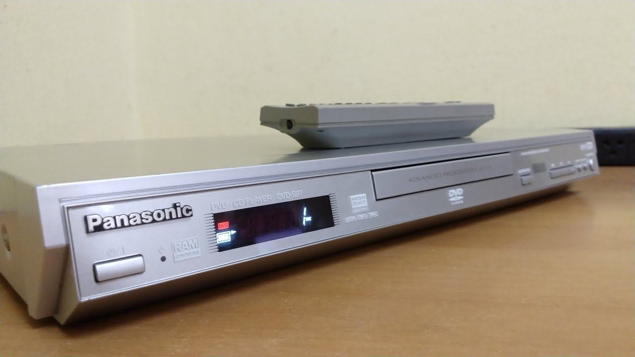 teste embalagem CD DVD Player Panasonic s27 - vendido