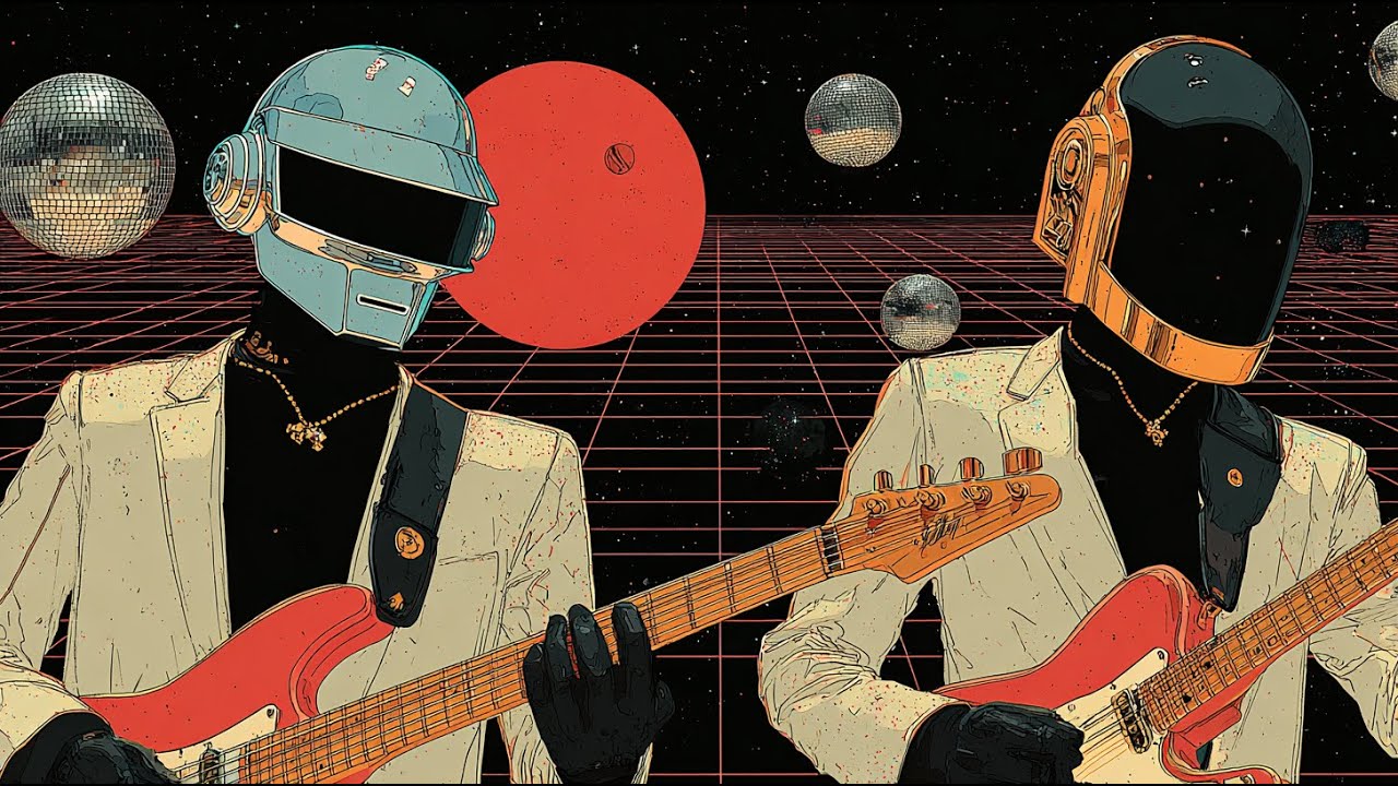 Daft Punk Energy Transmission ⚡📡 | Retro Funk, Chillwave, Synthwave, Nu Disco, Electronic Playlist