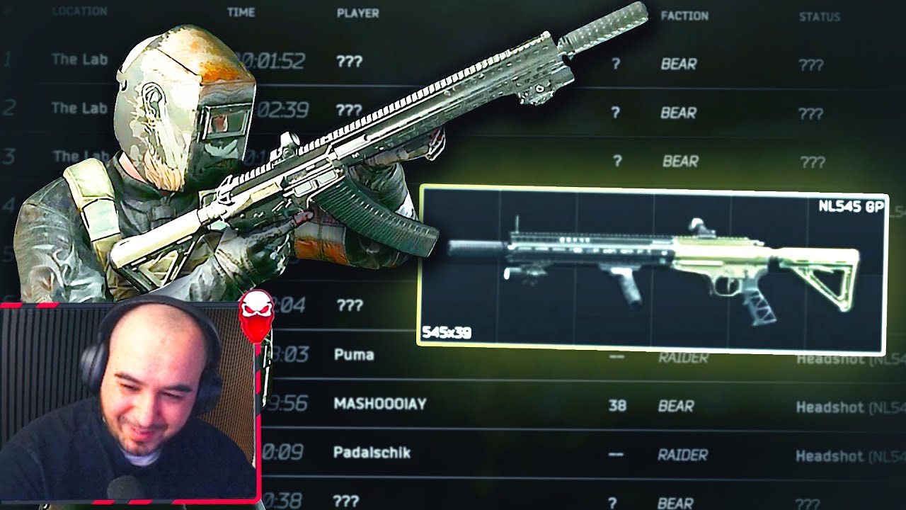 PvP-сражения со всеми на сервере LABS с помощью NL545 - Escape From Tarkov