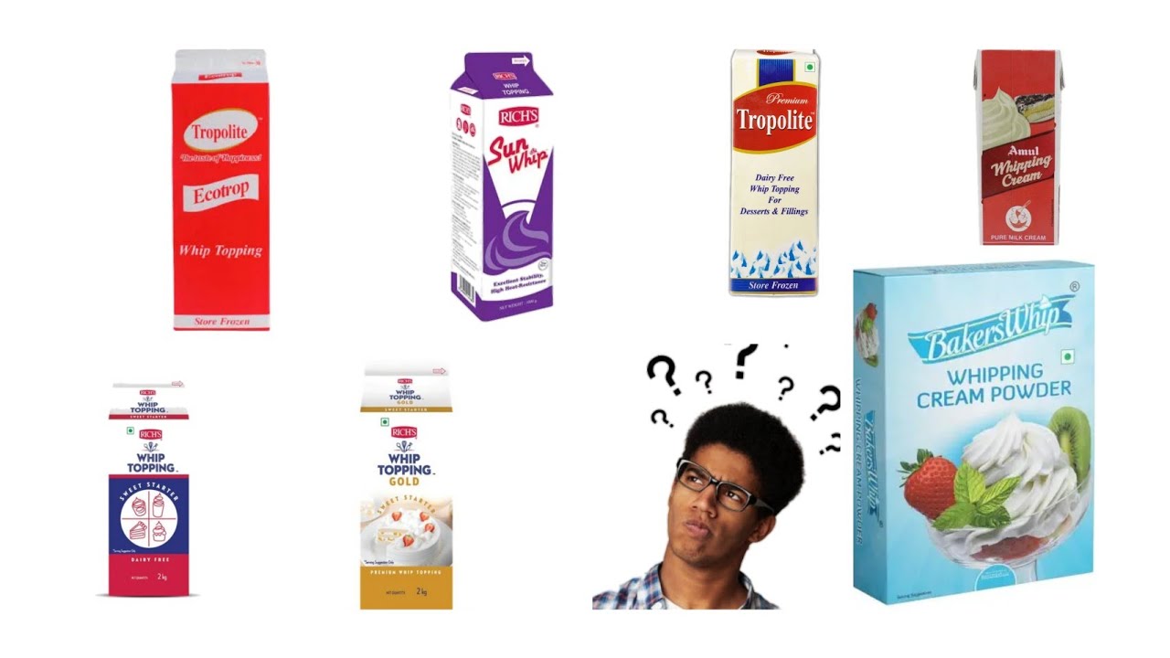 whipping cream brands in india ||whipping cream price || whipped cream to buy & from where