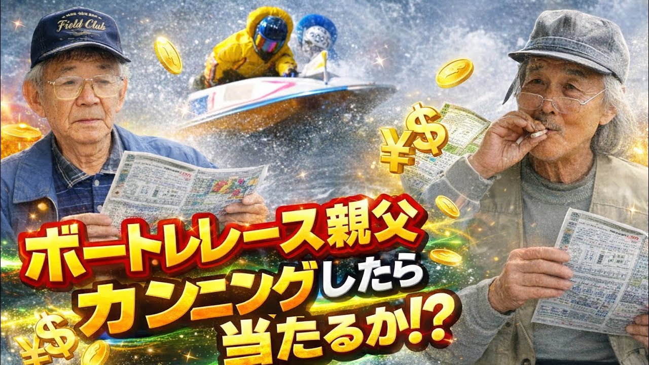 （神回）検証！ボートレース親父カンニングしたら当たるのか？！