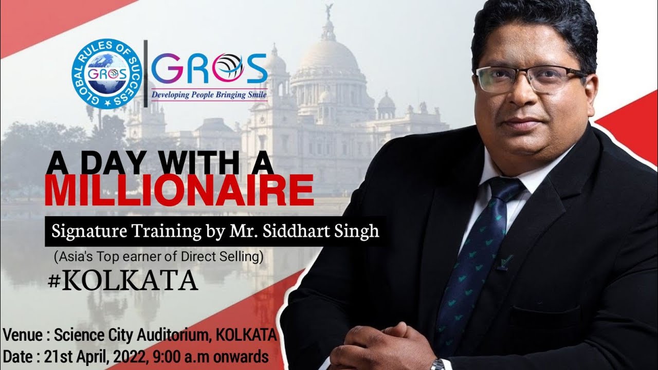success mantra A one day millionaire by Siddharth sir