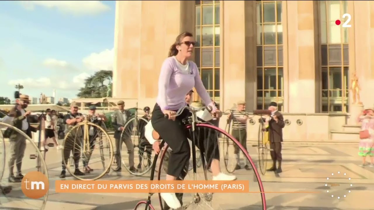 Le départ du Paris - Londres en Grand Bi // Télématin - Fenêtre sur les régions - France 2