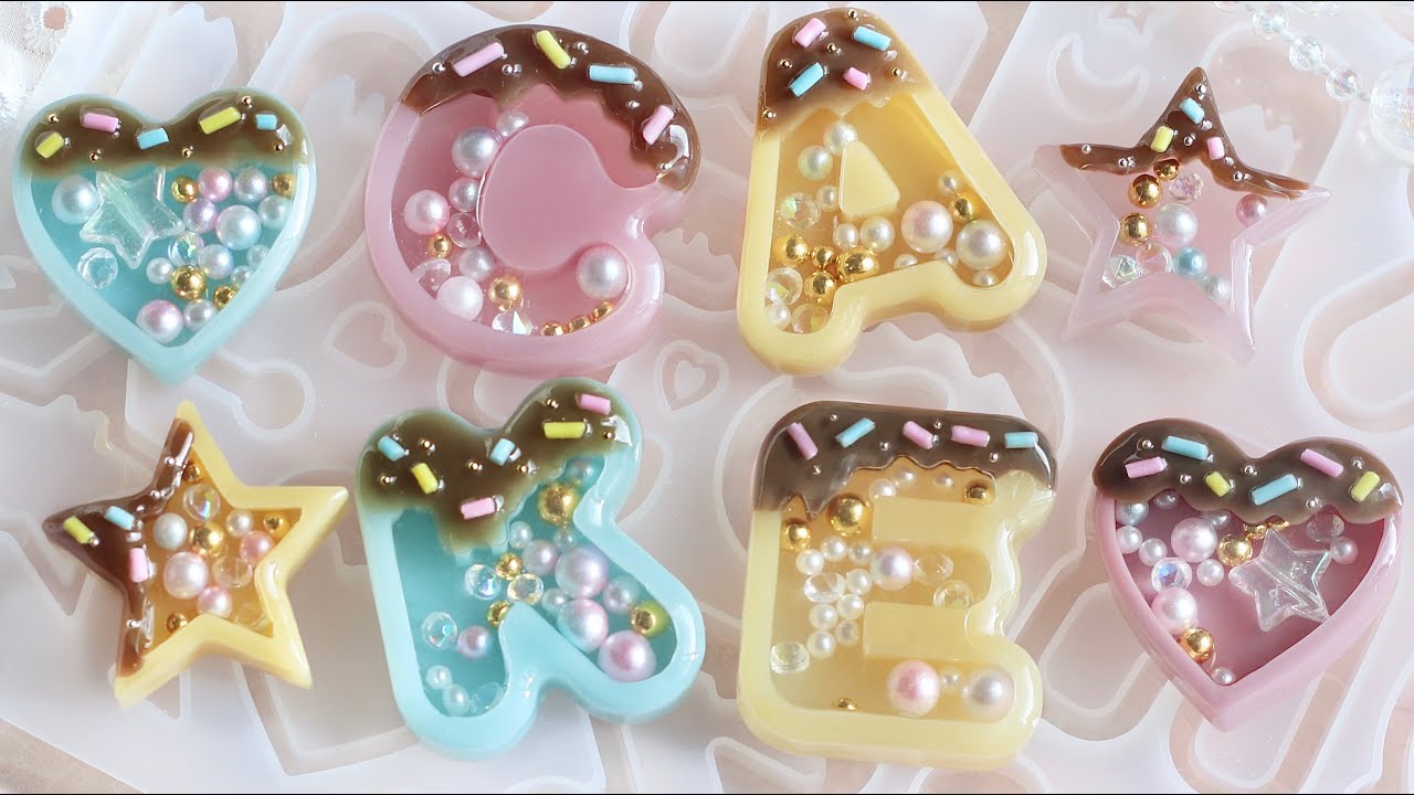 59【レジン制作】チョコがけアルファベットシェイカー☆バレンタインに向けて修行開始！(2023.12.18)