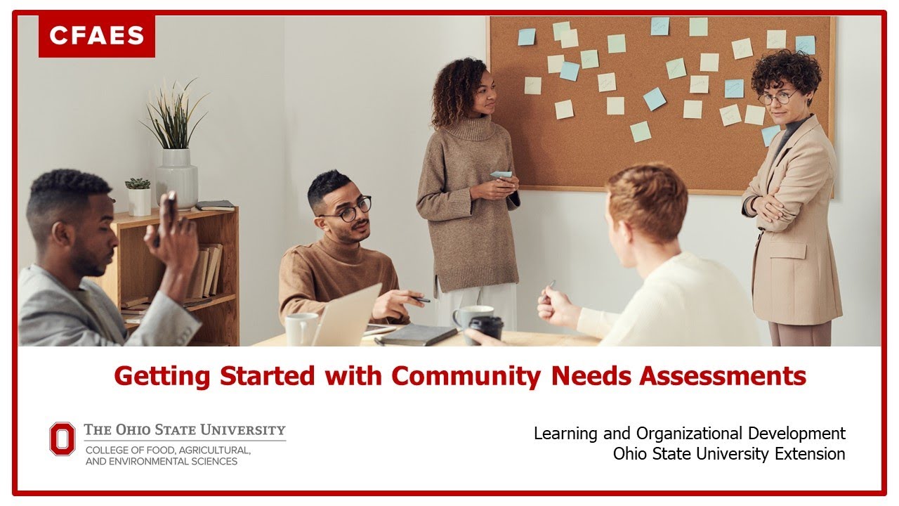 Getting Started with Community Needs Assessments