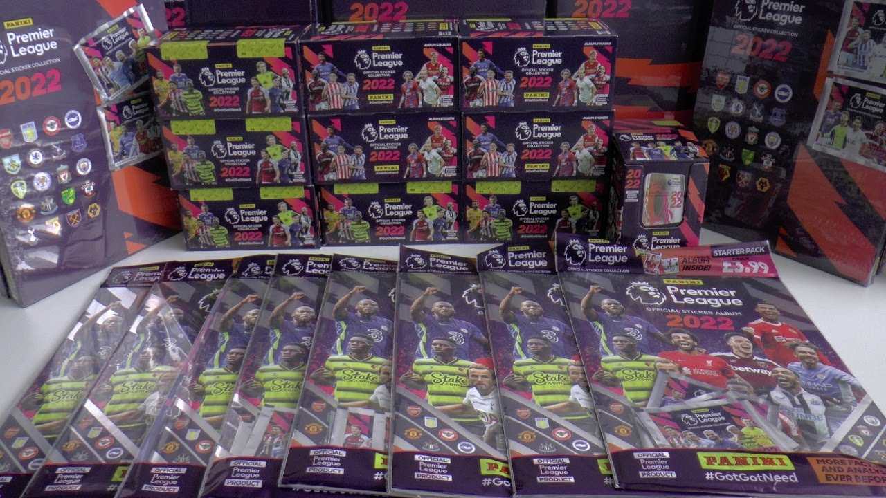 HUGE OPENING!!! | Panini PREMIER LEAGUE 2022 Sticker Collection | ENTIRE BOX & HARDBACK BINDER!