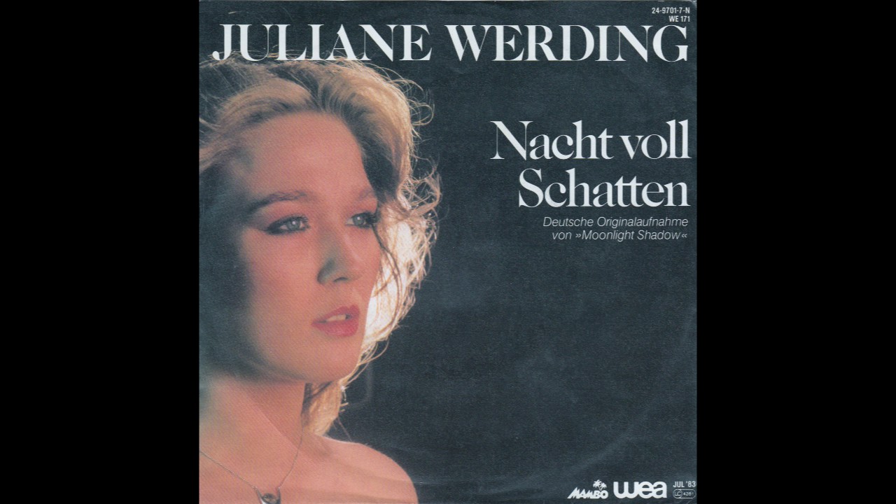 Juliane Werding &ndash; &ldquo;Nacht Voll Schatten (Moonlight Shadow)&rdquo; (Germany WEA) 1983