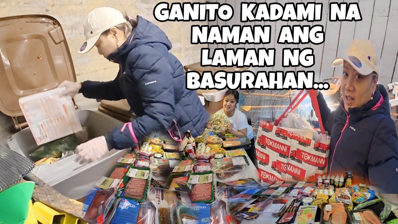 LIBO-LIBO ANG HALAGA NG MGA NAHARBAT SA BASURAHAN I DUMPSTER DIVING IN FINLAND | THAI-FINNISH 