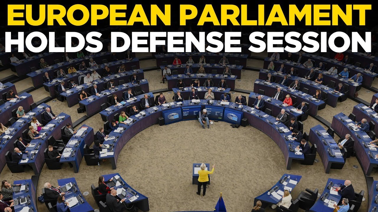 EU DEFENSE DEBATE LIVE | European Parliament Discusses Creation of a European Army | World News