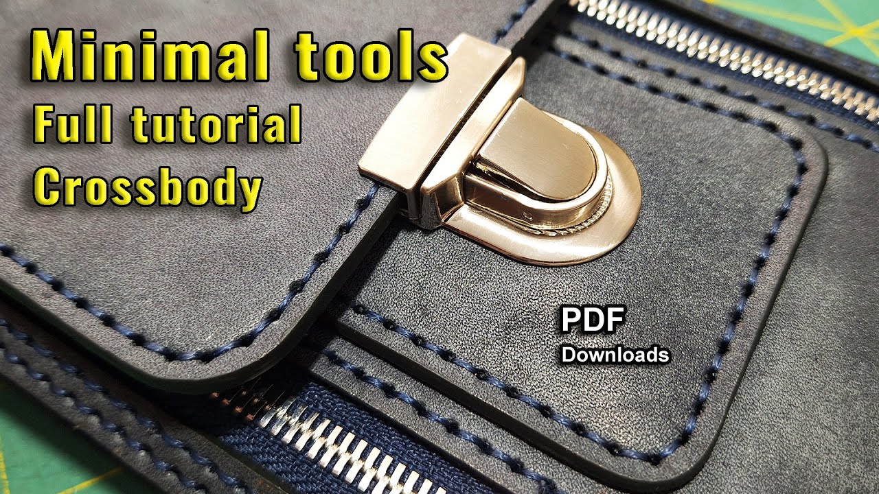 Minimal Tools Leather Bag #1 | Crossbody + Free Pattern