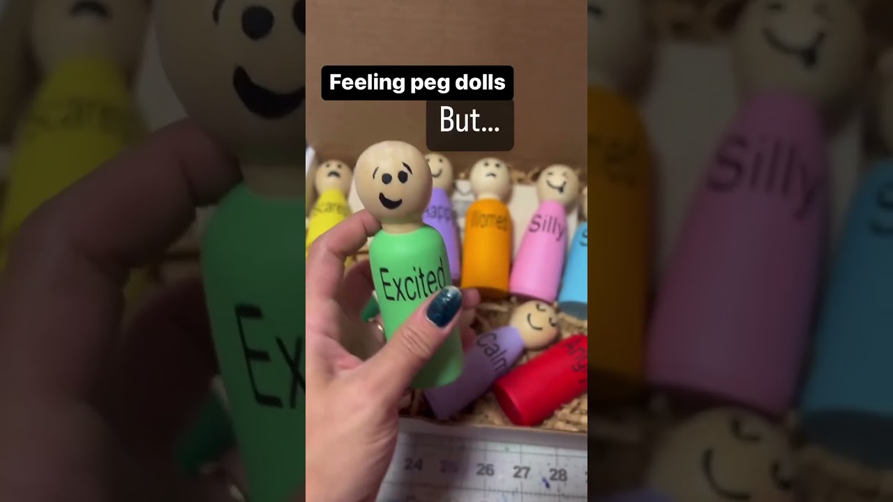 Giant emotion peg dolls Coming to the shop soon !! Do like the giant peg dolls or do you prefer sma