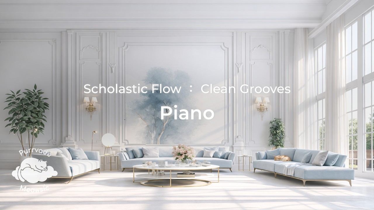 BGM | Scholastic Flow ： Clean Grooves | Piano | 鋼琴 | ピアノ