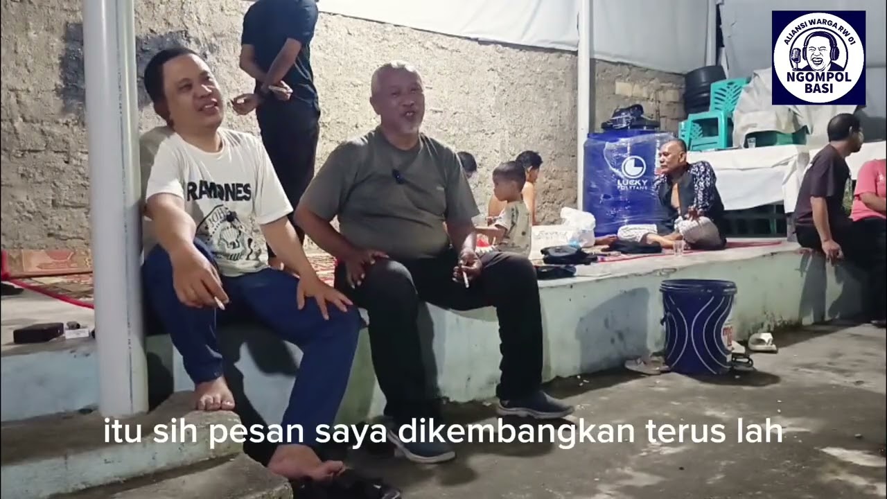 Ngompol Basi Bersama Tomas ( Tokoh Masyarakat ), Bapak Basuki 