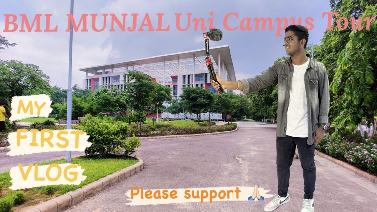 MY FIRST VLOG 2022 | BML MUNJAL UNIVERSITY TOUR 🛵 | IS IT WORTH IT ?