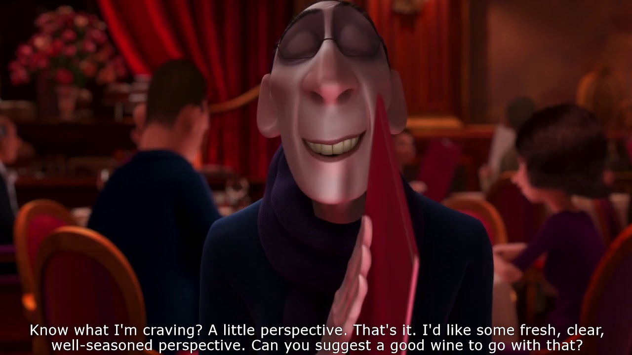 Ratatouille - Know what I'm craving? A little perspective.