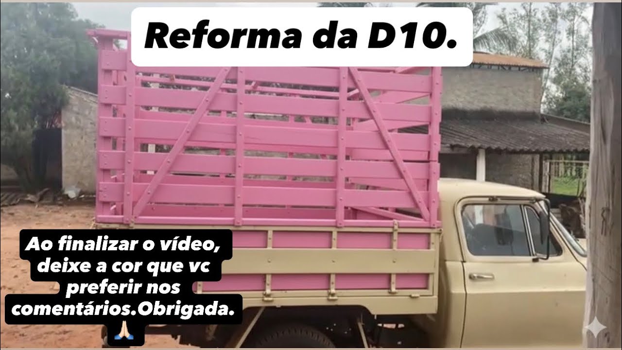 Vídeo reforma da D10, no final do vídeo tem as cores pra vocês escolherem qual combina mais. Obg.