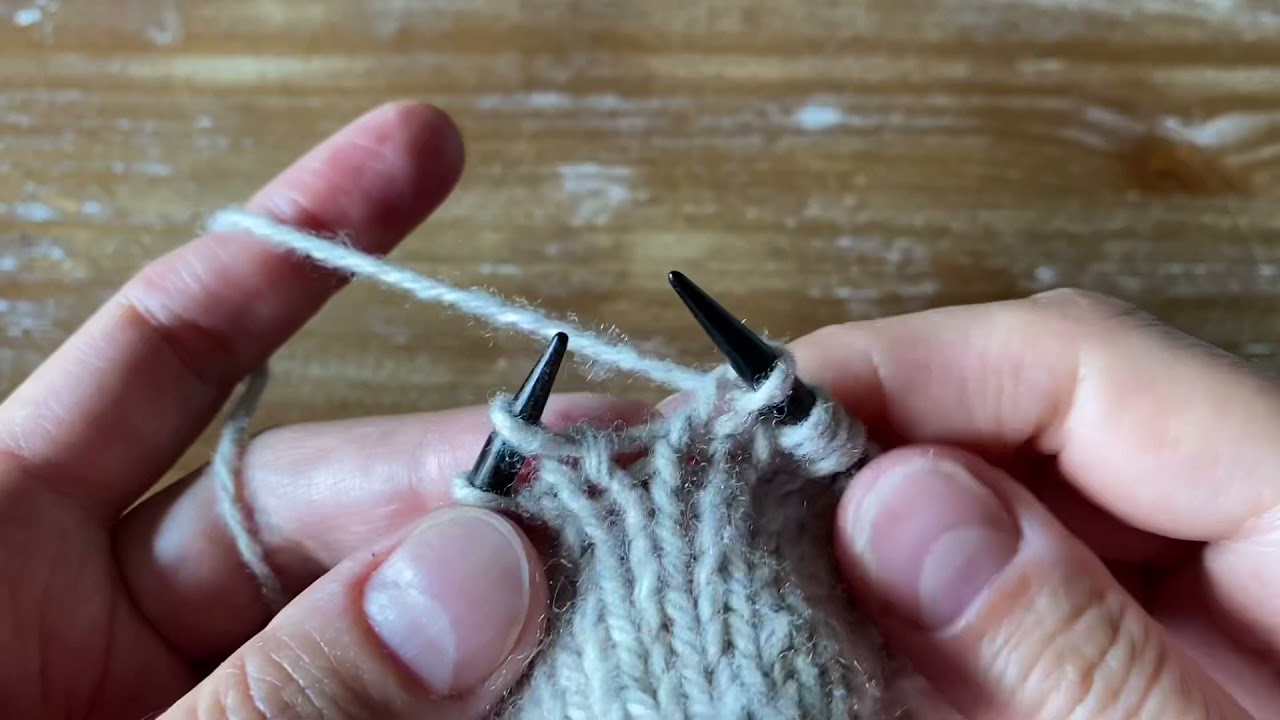 DLI - Double Lifted Increase - an invisible lifted double increase - knitting tutorial