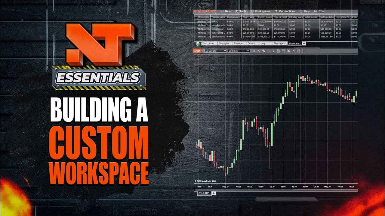 NinjaTrader Desktop: How to Build a Custom Workspace for Futures Trading