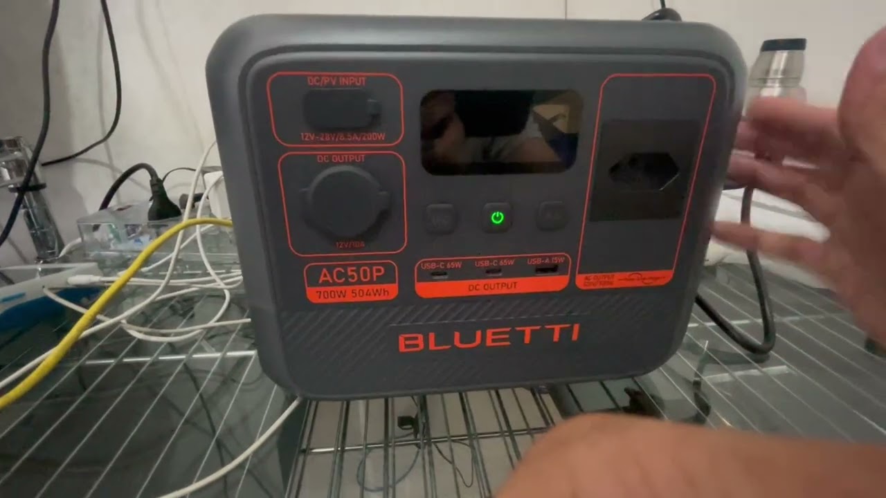 Estação de energia Bluetti ac50p  parte 2
