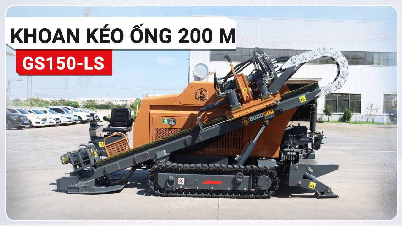 [REVIEW] Máy Khoan Định Hướng Ngang GS150-LS, Nhỏ Gọn, Khoan Kéo Ống Ngầm Đến 200m - 0979573000