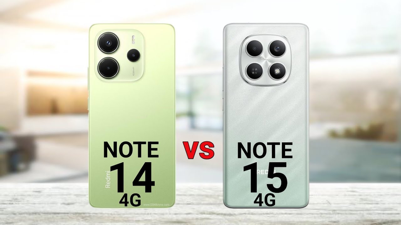 Redmi Note 14 4G vs Redmi Note 15 4G