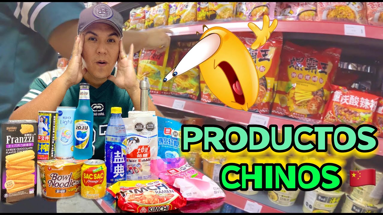 PROBANDO PRODUCTOS Y COMIDA CHINA... WAOOOO
