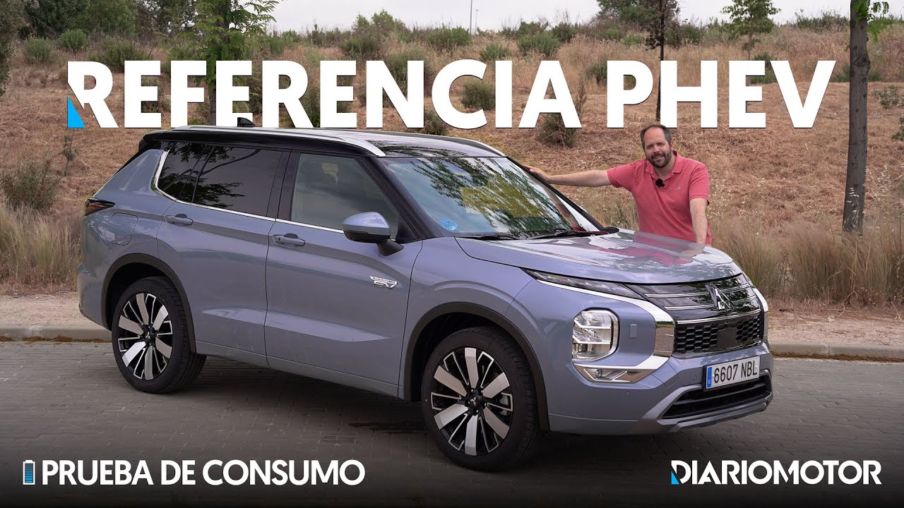 Mitsubishi Outlander PHEV | Consumo real con batería llena y vacía | Prueba | Test | Diariomotor