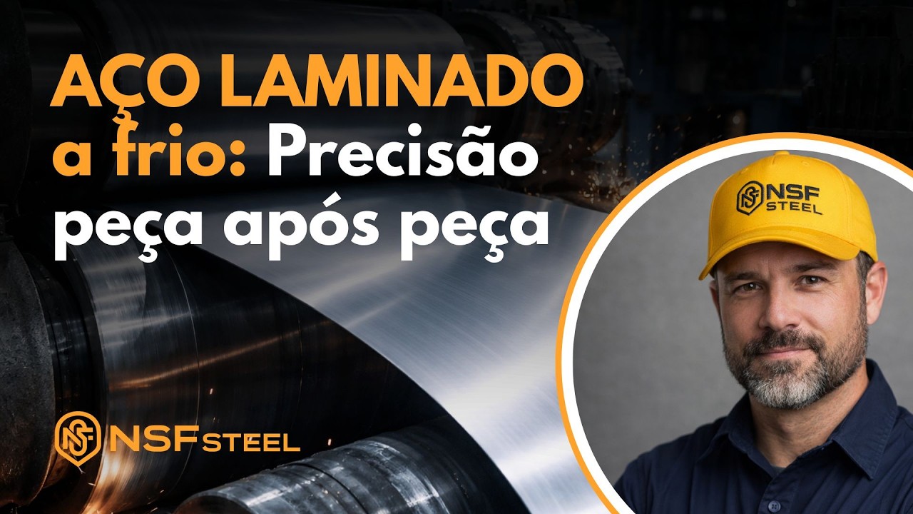 O Que é CHAPA DE AÇO LAMINADA A FRIO? Processo e Aplicações