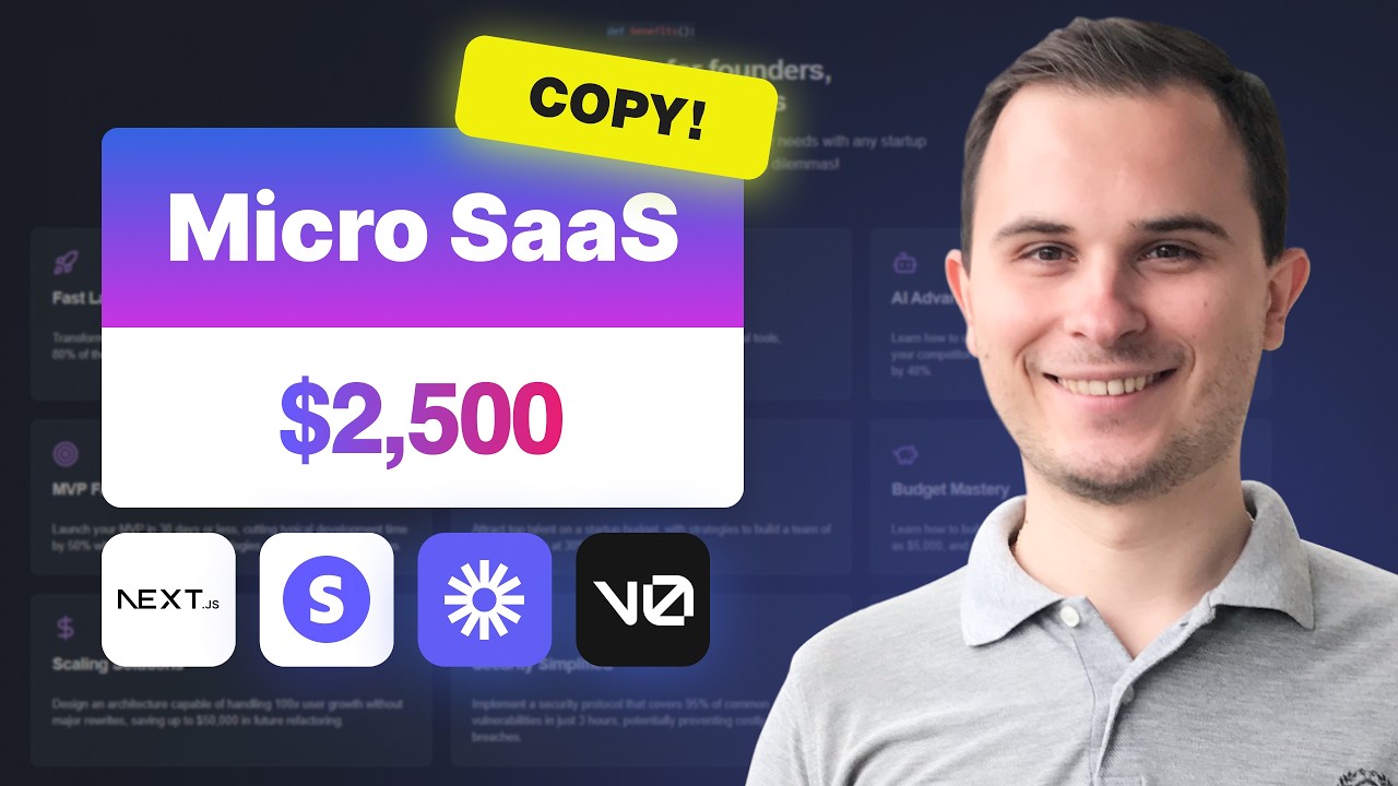 Micro SaaS SOLO from 0 to $2,500/m in 6 Steps | Beginner Framework