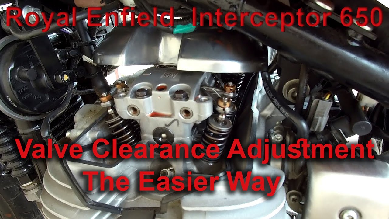 Royal Enfield 650 valve tappet adjust