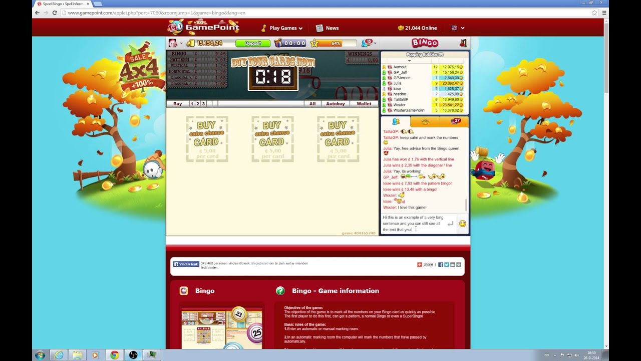 A video introduction to the new Bingo version of GamePoint!