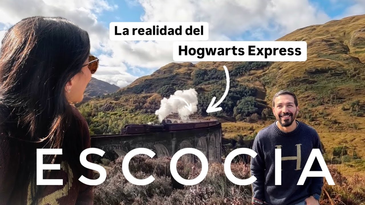 ¡Vimos el TREN MÁGICO de ESCOCIA! | Recorrido escocés para los fan de Harry Potter
