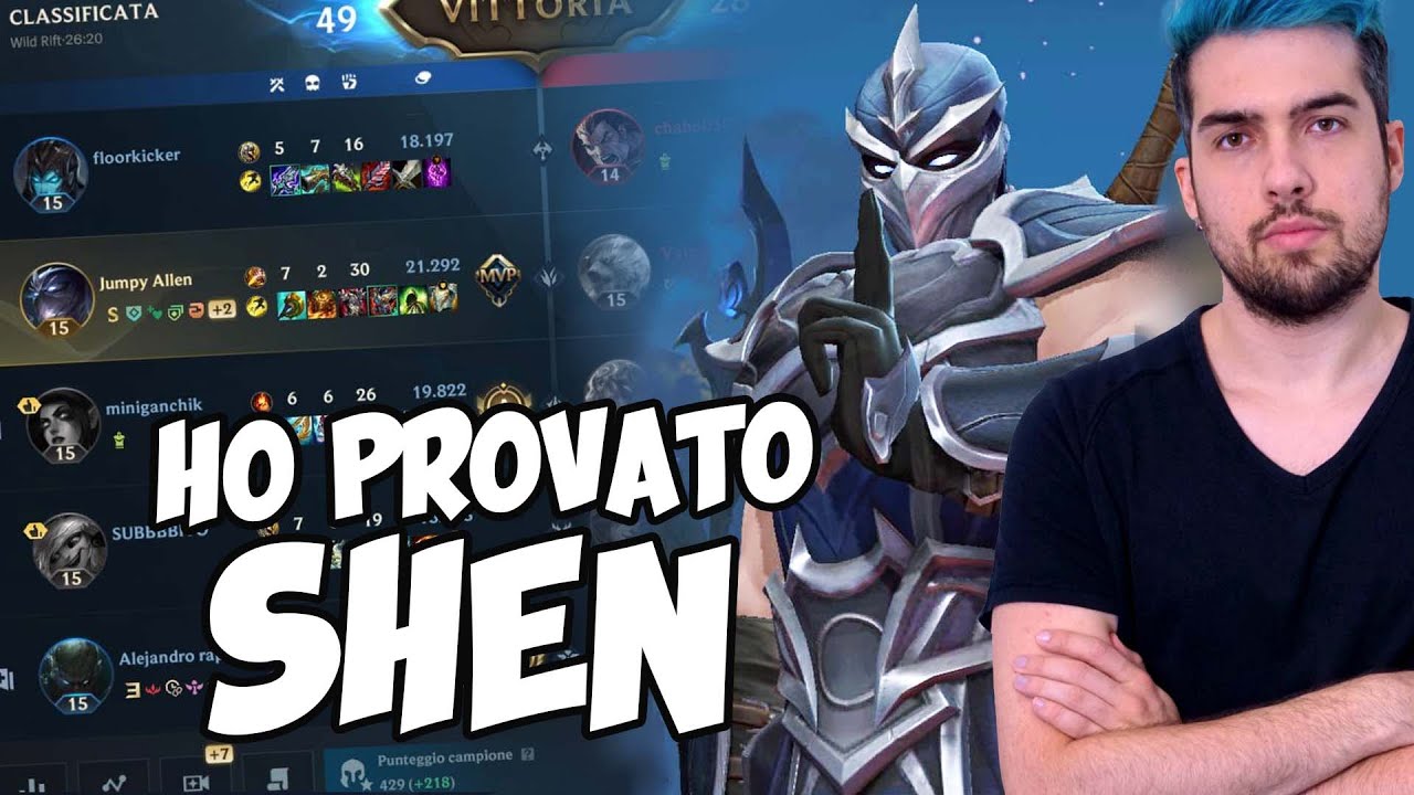 HO PROVATO SHEN! Jungle Shen MVP | Wild Rift Ita