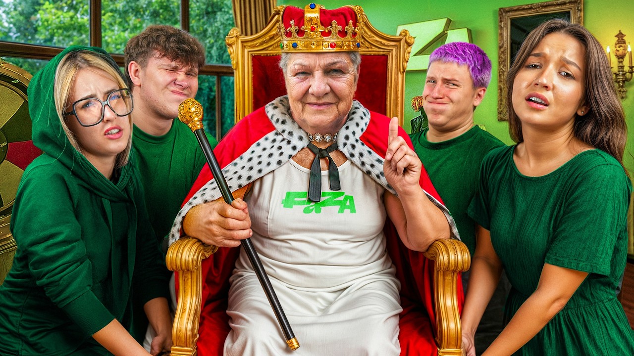 BABCIA RZĄDZI NAMI PRZEZ CAŁY DZIEŃ!