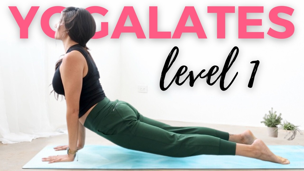 20 min YOGALATES Fusion (Level 1) | Full Body Yoga Pilates Workout