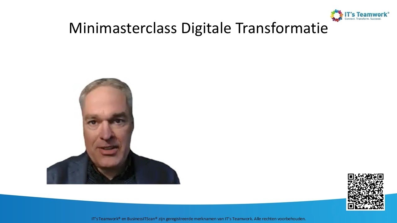 Introductie voor minimasterclass Digitale Transformatie