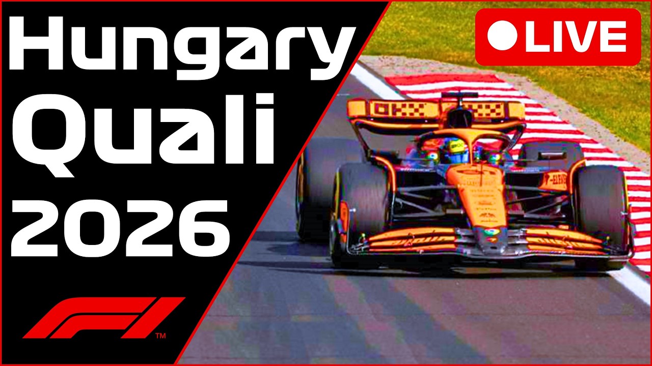 🔴F1 LIVE - HUNGARY QUALI - Commentary + Live Timing