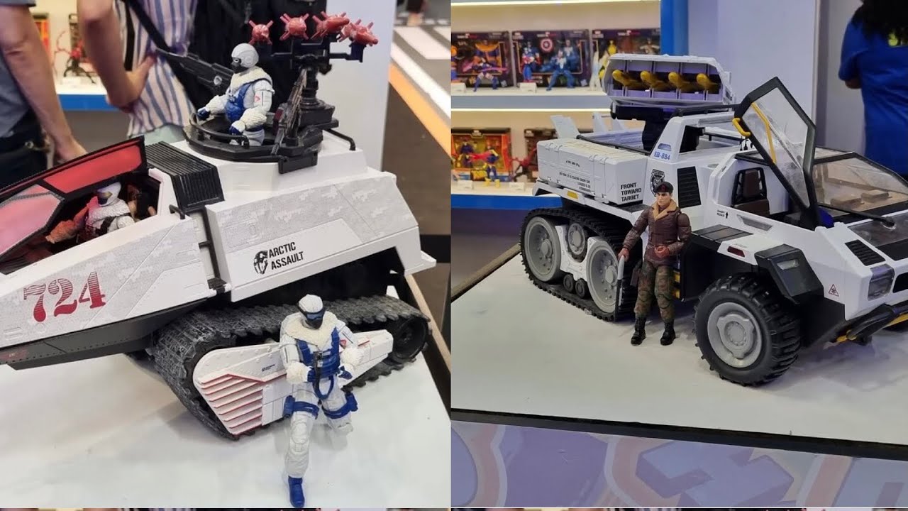 Новый танк и снегоход GiJoe Classified Cobra Hiss представлен на выставке