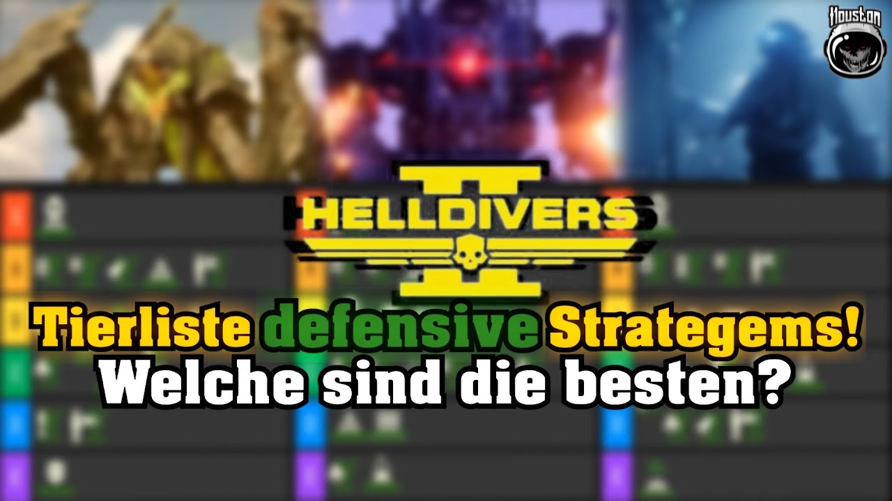 Tierliste defensive Strategems! Welche der grünen Strategems sind die besten? | Helldivers 2