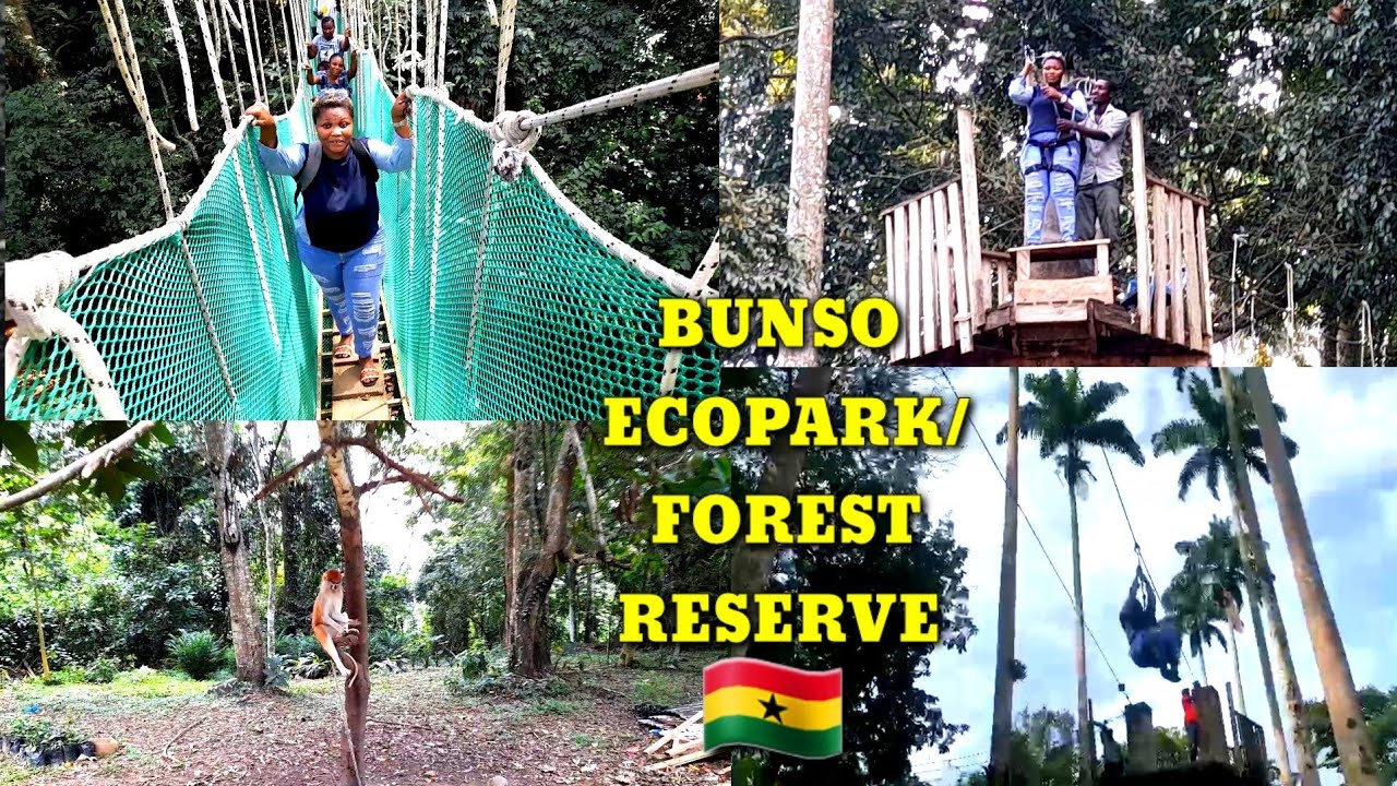 GHANA IS BEAUTIFUL!TOUR OF BUNSO ECOPARK/FOREST RESERVE in Ghana🇬🇭