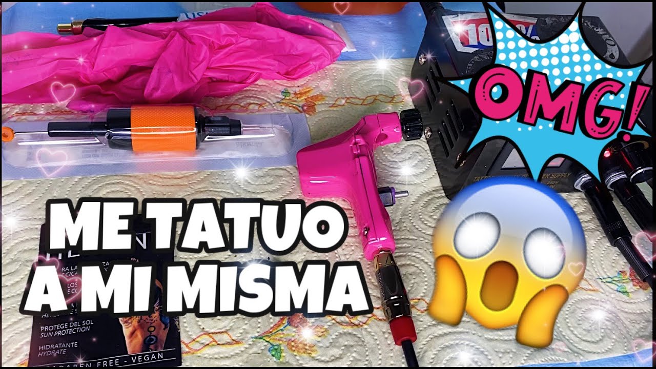 ME TATUO A MI MISMA💉 😱| AUTOTATTOO