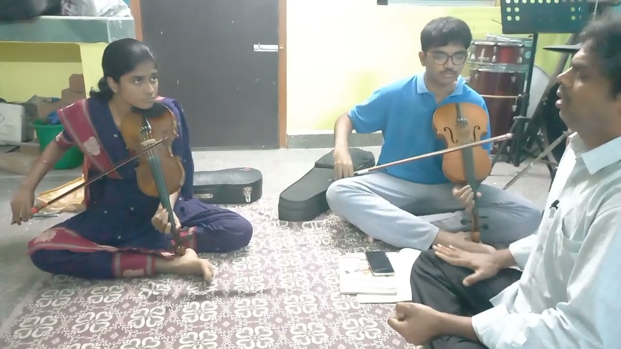  Shyamela Meenatchi #Nottuswaram #Violin class #Teaching Method  #Music#Violin class Thiruvallur
