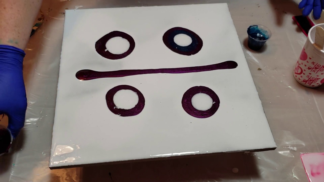 Resin Art on Chipboard