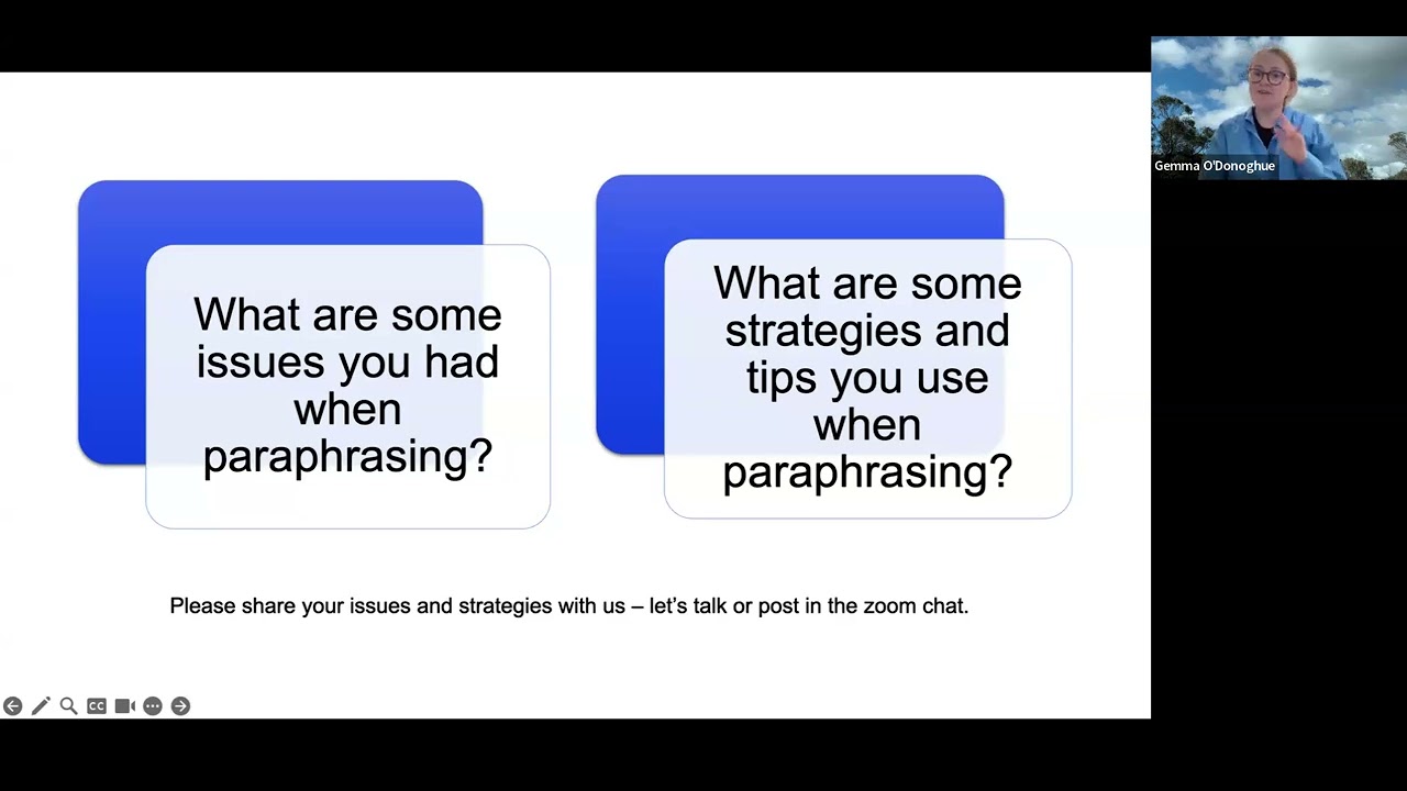 Strategies and Tips for Paraphrasing and Referencing