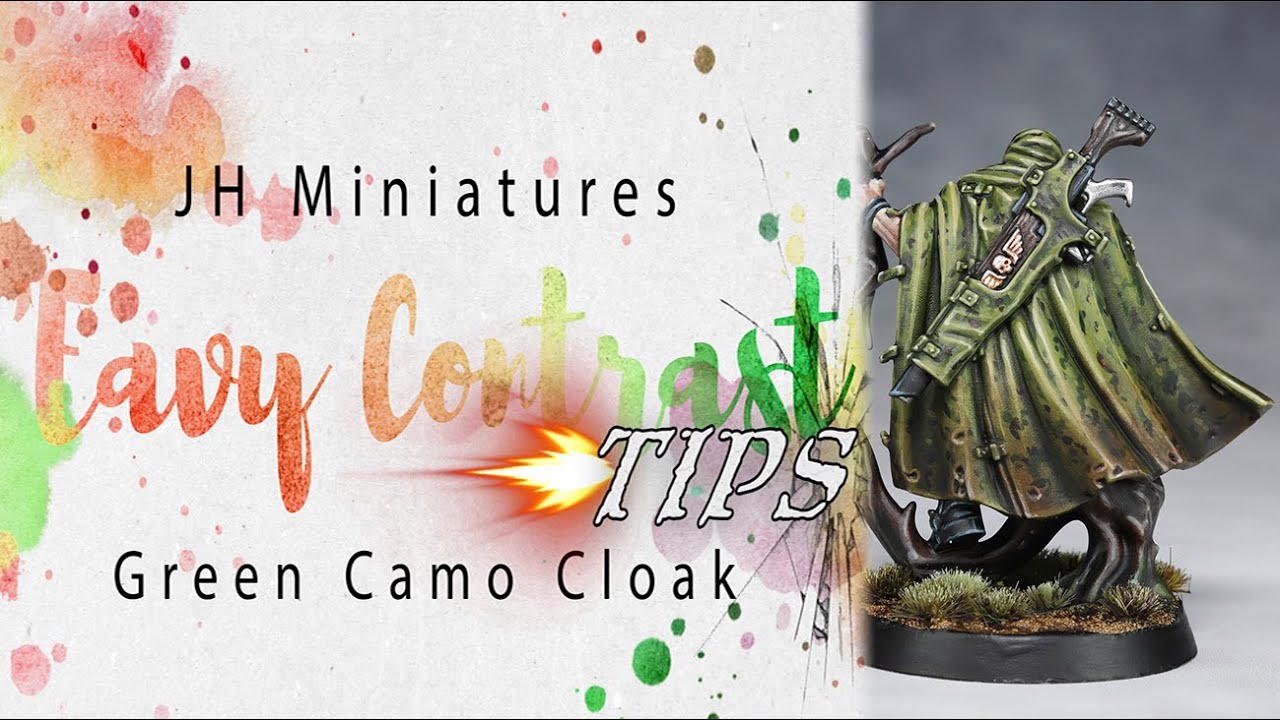 'Eavy Contrast TIPS - Green Camo Cloak