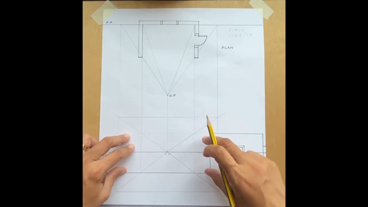 one point perspective- Interior